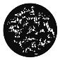 GAM:250-G220 -- G220 Dense Foliage Steel Metal Gobo, Size: Specify