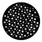 GAM:250-G243 -- G243 Star Breakup Steel Metal Gobo, Size: Specify