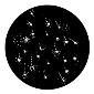 GAM:250-G288 -- G288 Fireworks C Steel Metal Gobo, Size: Specify