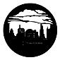 GAM:250-G374 -- G374 Skyline With Clouds #2 Steel Metal Gobo, Size: Specify