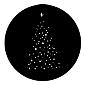 GAM:250-G538 -- G538 Christmas Tree B Steel Metal Gobo, Size: Specify