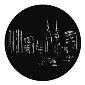 GAM:250-G543 -- G543 New York Night Steel Metal Gobo, Size: Specify