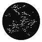 GAM:250-G547 -- G547 Pointillism 1 Steel Metal Gobo, Size: Specify