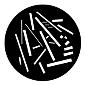 GAM:250-G620 -- G620 Scattered Lines Steel Metal Gobo, Size: Specify