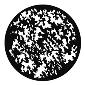 GAM:250-G643 -- G643 Moonscape Steel Metal Gobo, Size: Specify
