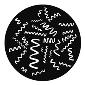GAM:250-G662 -- G662 Corrugated Breakup Steel Metal Gobo, Size: Specify