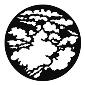 GAM:250-G676 -- G676 Puddled Breakup Steel Metal Gobo, Size: Specify