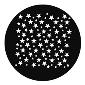 GAM:250-G685 -- G685 Star Breakup Square Steel Metal Gobo, Size: Specify