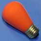 S14 11w 130v Orange E26 Lamp