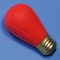 S14 11w 130v Red E26 Lamp