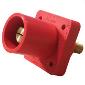CL40MRSB-C Panel Mount 4/0 Stud Male Red