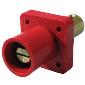 CL40MRB-C Panel Mount 2/0 - 4/0 Double Screw Male Red