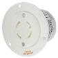 HBL2716 Twistlock 30a 125/250v 3pole/4wire Female Flanged Receptacle White