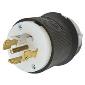HBL2731 Twistlock 30a 480v 3pole/4wire Male Plug - Black/White
