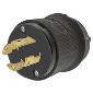 HBL2731BK Twistlock 30a 480v 3pole/4wire Male Plug - Black