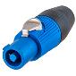 HBLCPIBL Cable End - Insul-lock powerCON type connector  - power in (blue)