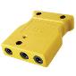 HBL106SPF Stage 3-Pin 100A 250v Inline Female Yellow Double Set Screw