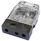 20F-X Stage 3-Pin Bates 20A 125v Inline Female Clear