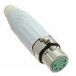Switchcraft AAA5FWZ XLR Cable End - Female 5 pin - nickel white body, silver pins