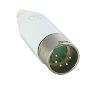Switchcraft AAA5MWZ XLR Cable End - Male 5 pin - nickel white body, silver pins