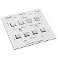 400CP Remote Memory Control Panel wall station with Selectable control zones, 2 gang box