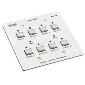 408CP Remote Memory Control Panel wall station with 8 programmable scenes, 2 gang box
