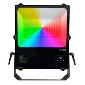 FlooDMX LED 100w Worklight - RGB+VW 100-277vAC, Black