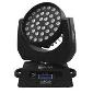 VectorLED 36 Quad 10w RGBW Wash Moving Light with ZOOM  - 90-260vAC, DMX512 5pin XLR in/out - Black