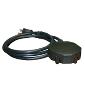 Octogonal 4-Way U-Ground Quad Tap T-Slot Extension Cord Adapter - 6' Cord with male 515P to 4 female 515R - All Black - UL