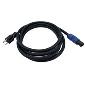 Power Cord Adapter 12AWG SJO x 10' Molded 515 to Blue Powercon Type