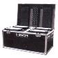 Quad Road Case for Palco LED Fixtures, 4 casters, stackable wheel wells & accessory compartment
