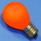 S11N 10w 130v Ceramic Orange E17 Lamp