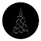 ROSCO:250-73632 -- 73632 Christmas Tree B Steel Metal Gobo, Size: Specify