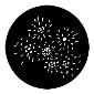 ROSCO:250-73654 -- 73654 Fireworks 3D Steel Metal Gobo, Size: Specify