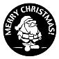 ROSCO:250-76538 -- 76538 Merry Christmas 2 Steel Metal Gobo, Size: Specify