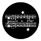 ROSCO:250-76554 -- 76554 You'Re A Star Steel Metal Gobo, Size: Specify