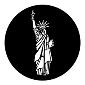 ROSCO:250-77307 -- 77307 Statue Of Liberty Steel Metal Gobo, Size: Specify