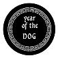 ROSCO:250-77652A -- 77652A Year Of The Dog Steel Metal Gobo, Size: Specify