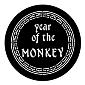 ROSCO:250-77652D -- 77652D Year Of The Monkey Steel Metal Gobo, Size: Specify