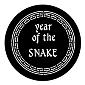 ROSCO:250-77652K -- 77652K Year Of The Snake Steel Metal Gobo, Size: Specify