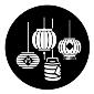 ROSCO:250-77653 -- 77653 Lanterns Steel Metal Gobo, Size: Specify