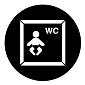 ROSCO:250-77672 -- 77672 Baby Changing Steel Metal Gobo, Size: Specify