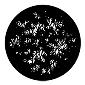 ROSCO:250-77733 -- 77733 Dense Leaves Steel Metal Gobo By Ming Cho Lee, Size: Specify