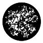 ROSCO:250-77774 -- 77774 Blossoms Steel Metal Gobo By David Hersey, Size: Specify