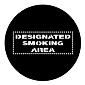 ROSCO:250-77881 -- 77881 Designated Smoking Area Steel Metal Gobo, Size: Specify