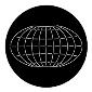 ROSCO:250-78087 -- 78087 Map Grid Steel Metal Gobo, Size: Specify