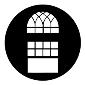 ROSCO:250-78491 -- 78491 Window Arches Steel Metal Gobo By Qvc, Size: Specify