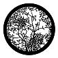 ROSCO:250-79107 -- 79107 Leafy Branches 2 Steel Metal Gobo, Size: Specify