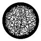 ROSCO:250-79110 -- 79110 Leafy Branches 4 Steel Metal Gobo, Size: Specify