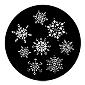 ROSCO:250-79129 -- 79129 Snowflakes 2 Steel Metal Gobo, Size: Specify